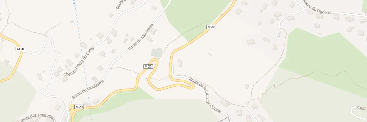 Plan du 5150 Le Coullet à La Roquette-sur-Var
