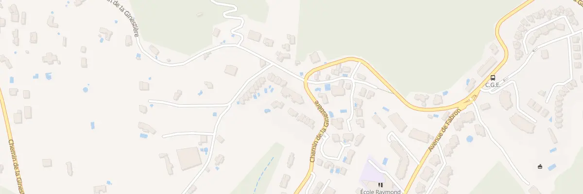 Plan du 261 Che de la Ginestière à Nice