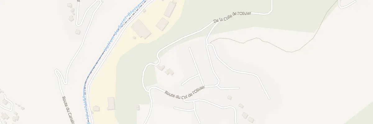 Plan du 2388 Rte du Col de l’Olivier à Saint-Blaise