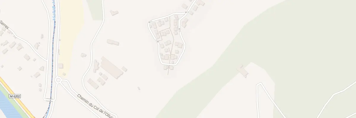 Plan du 2449 Rte du Col de l’Olivier à Saint-Blaise