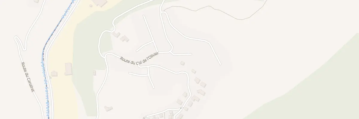 Plan du 2345 Rte du Col de l’Olivier à Saint-Blaise
