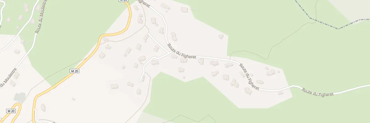 Plan du 265 Rte du Figheret à La Roquette-sur-Var