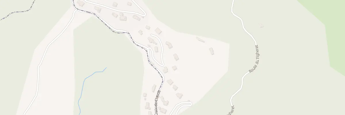 Plan du 566F Che du Vallon du Clot de Due à La Roquette-sur-Var