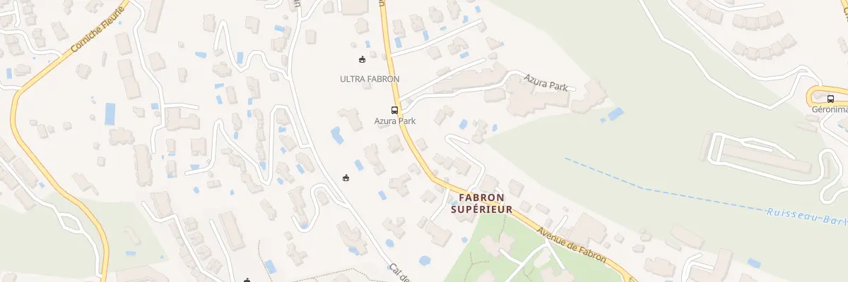Plan du 266 Av de Fabron à Nice