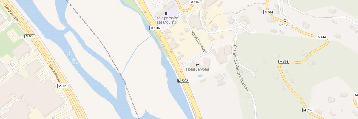 Plan du 2000 Rte de Grenoble à Castagniers