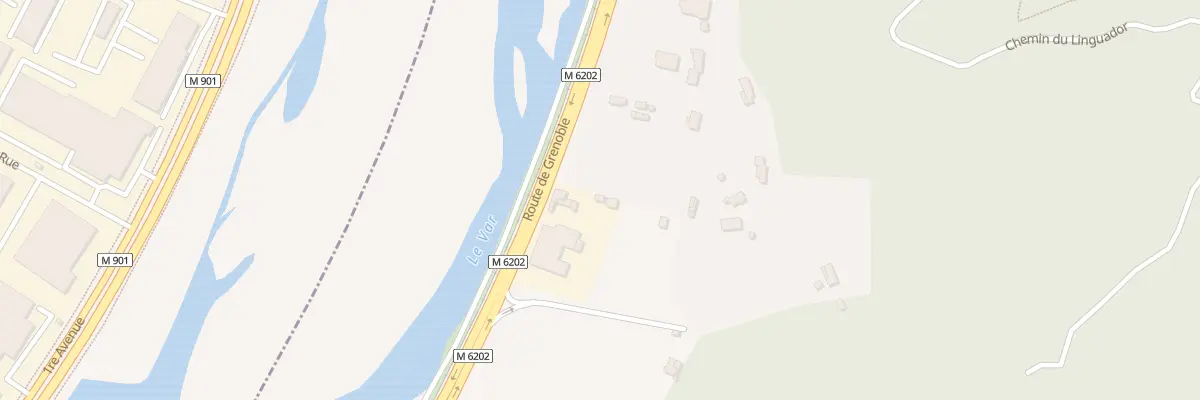 Plan du 456 Rte de Grenoble à Castagniers