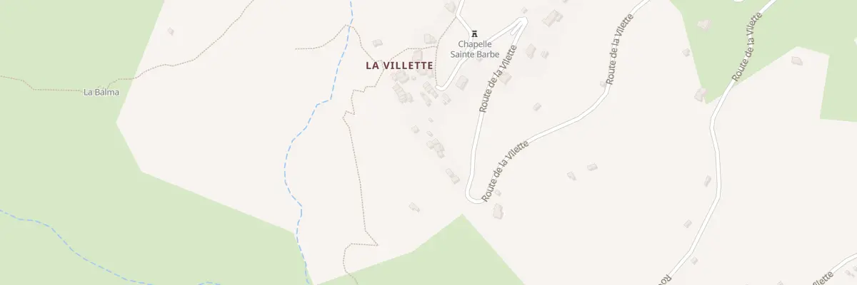 Plan du 5117 La Villette à Utelle