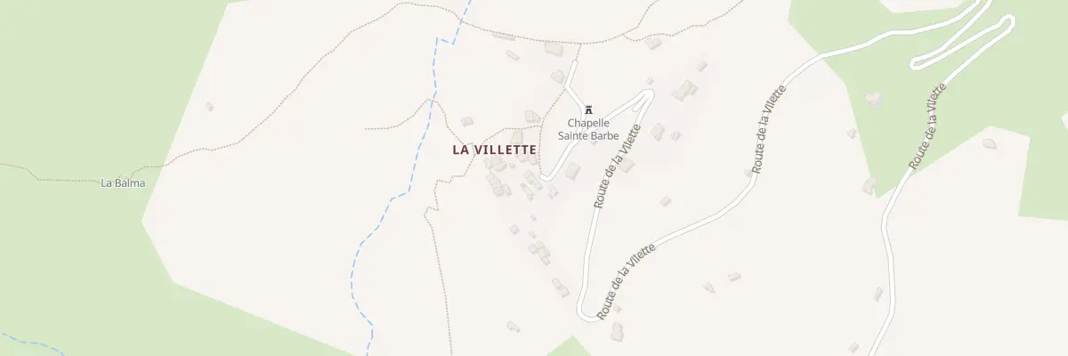Plan du 5119 La Villette à Utelle