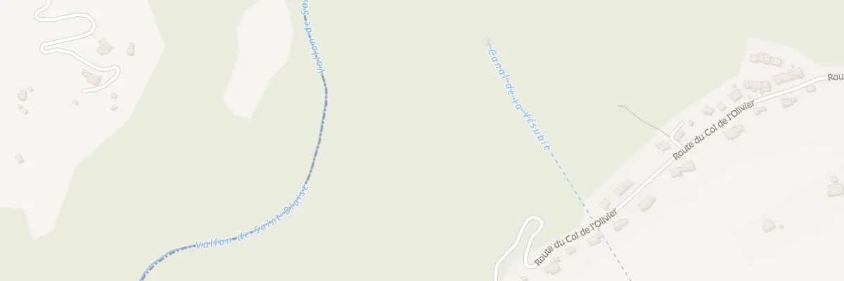 Plan du 524 Rte du Col de l’Olivier à Saint-Blaise