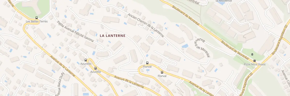 Plan du 59 Anc Che de la Lanterne à Nice