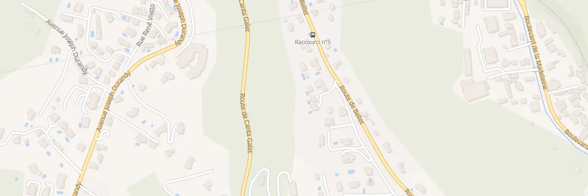Plan du 287 Rte de Bellet à Nice