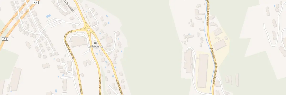 Plan du 346 Rte de Bellet à Nice