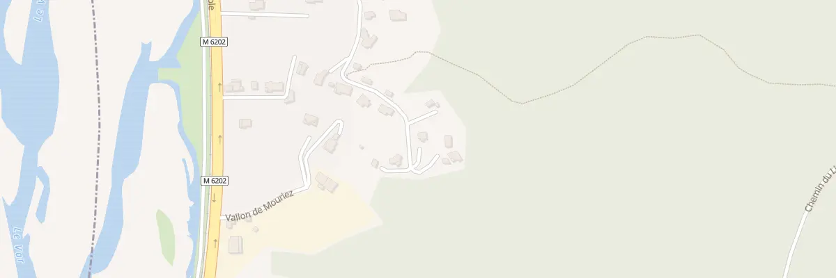 Plan du 851 Che du Mouriez à Castagniers