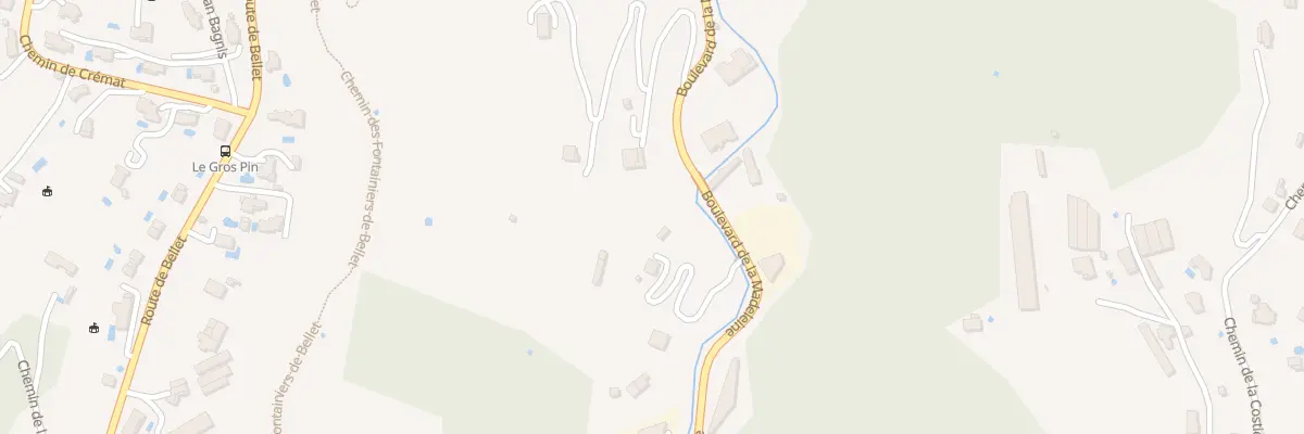 Plan du 401 Bd de la Madeleine à Nice