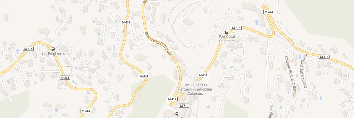 Plan du 22 Rue François Plésent à Colomars