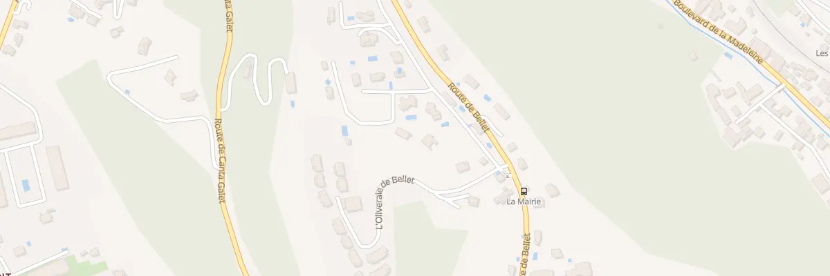 Plan du 269 Rte de Bellet à Nice