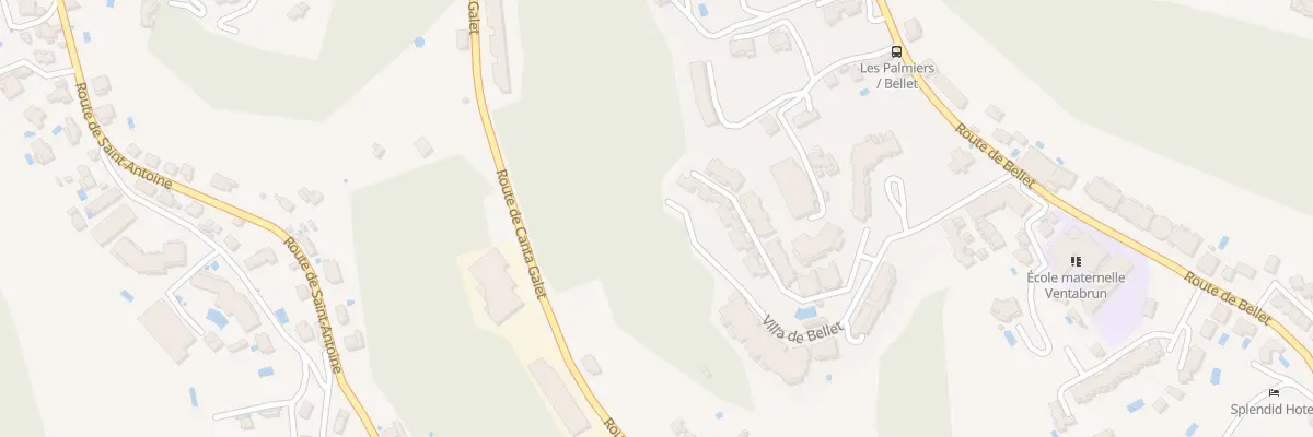 Plan du 209 Rte de Bellet à Nice