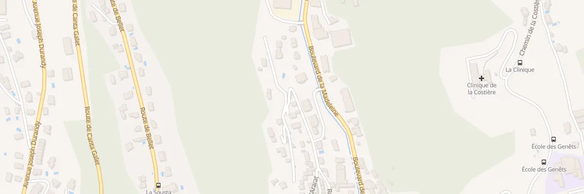 Plan du 295 Bd de la Madeleine à Nice