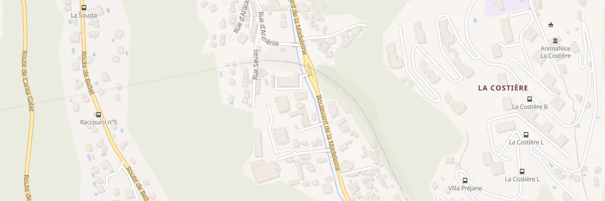 Plan du 263 Bd de la Madeleine à Nice