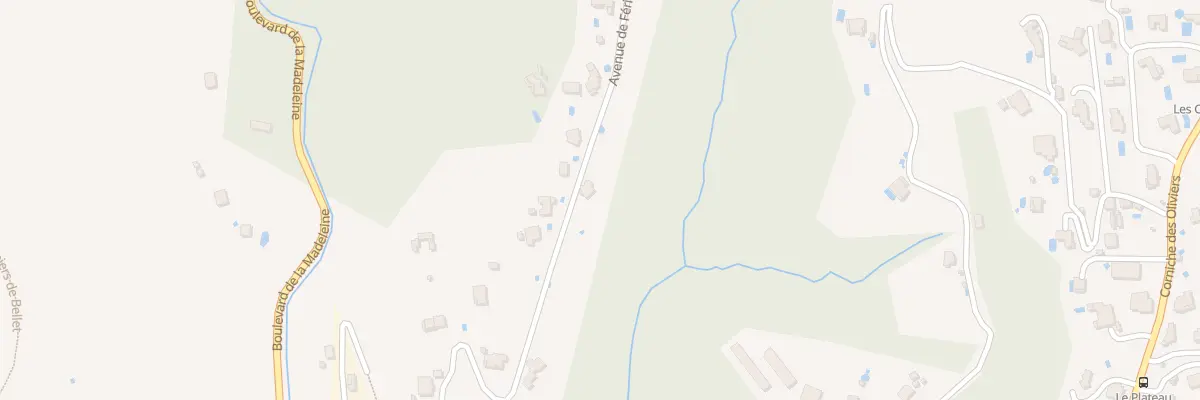 Plan du 9400 Av de Féric à Nice