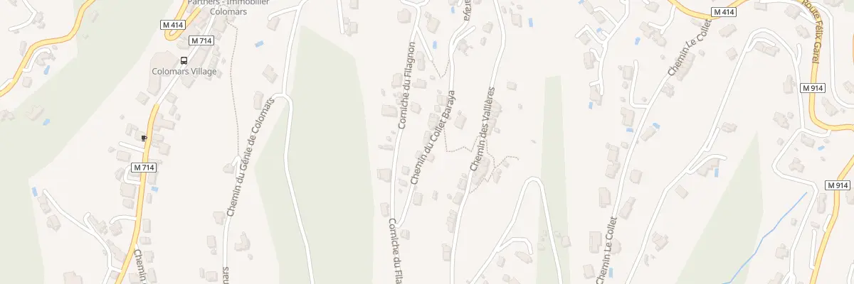 Plan du 40 Che du Collet Baraya à Colomars