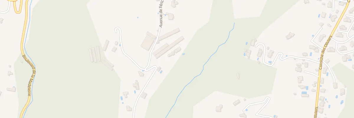 Plan du 59 Av de Féric à Nice