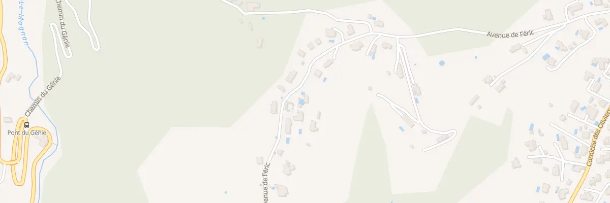 Plan du 43 Av de Féric à Nice
