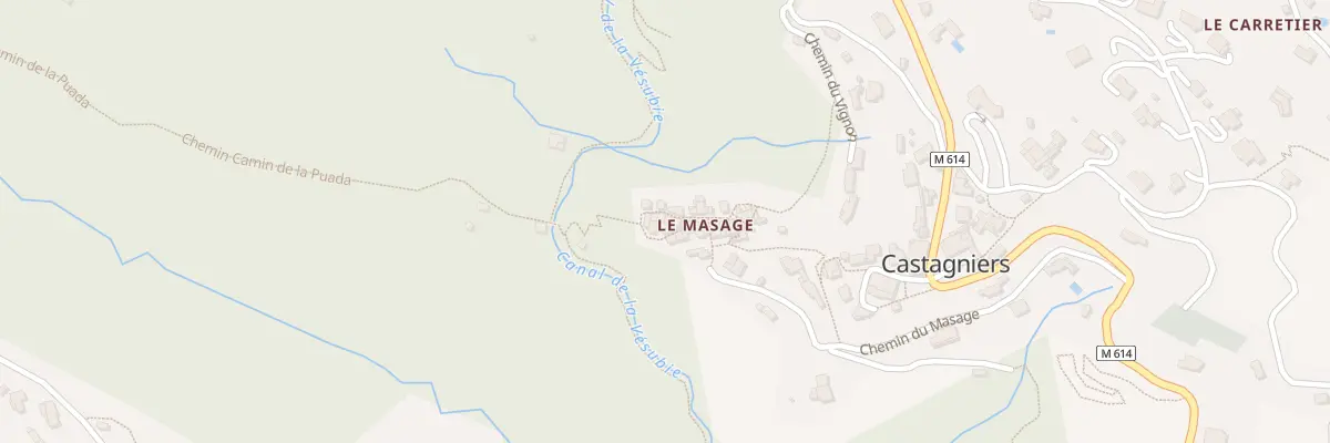 Plan du 5131 Le Masage à Castagniers