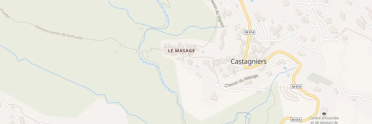 Plan du 342 Che du Masage à Castagniers