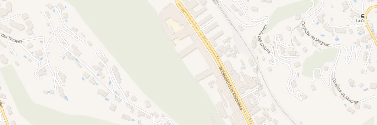 Plan du 189 Bd de la Madeleine à Nice