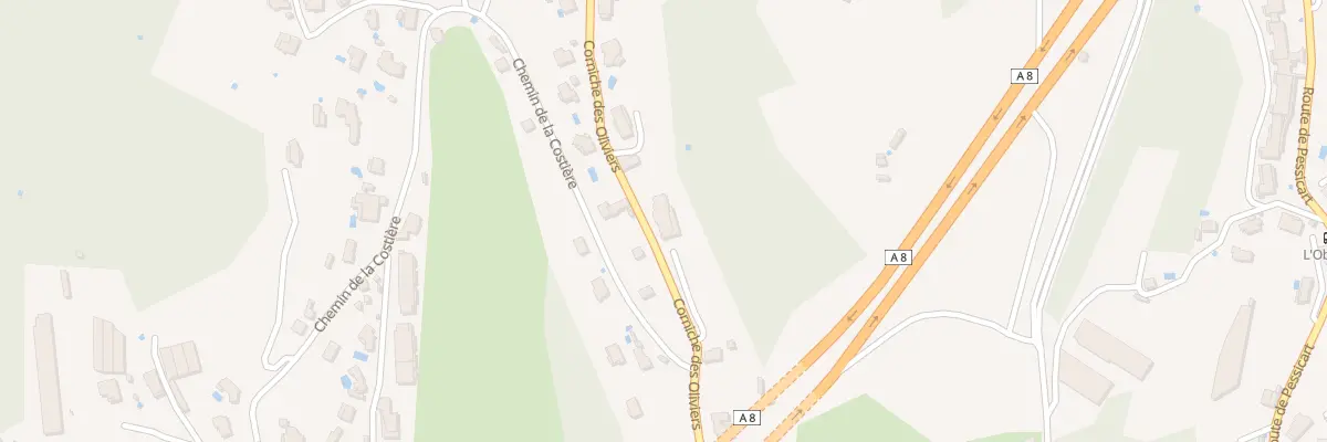 Plan du 90 Cor des Oliviers à Nice