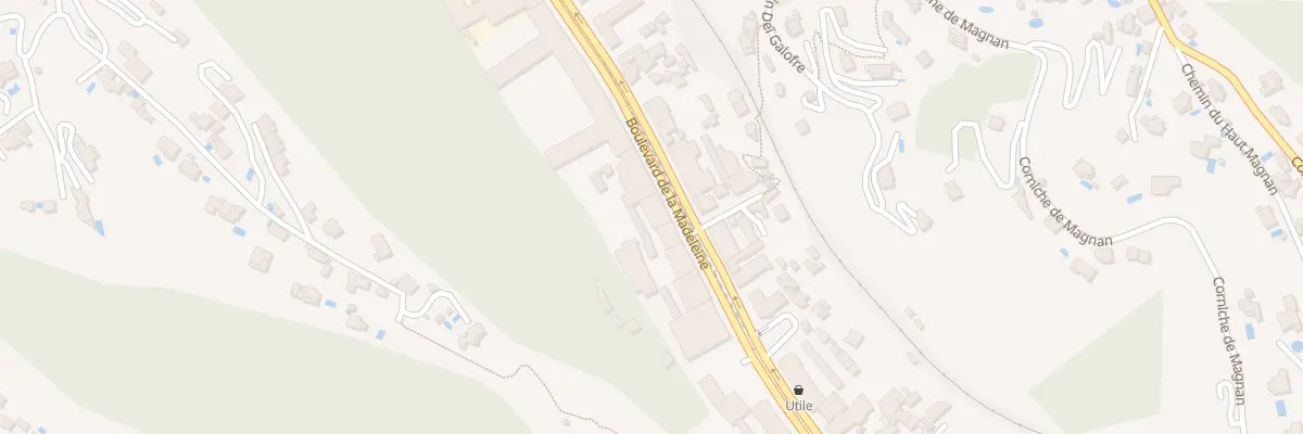 Plan du 183 Bd de la Madeleine à Nice