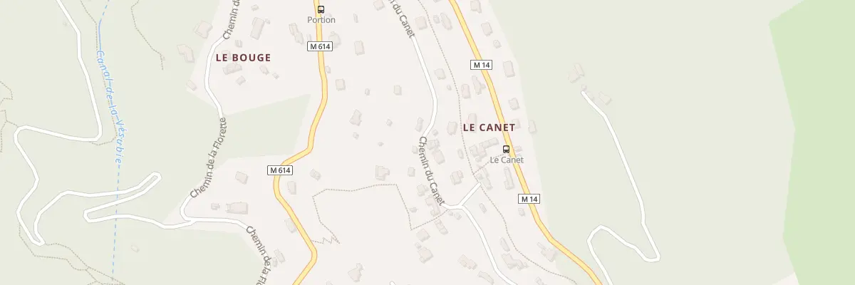 Plan du 245 Che du Canet à Castagniers