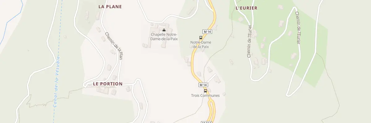 Plan du 117 Rte de Saint-Blaise à Castagniers