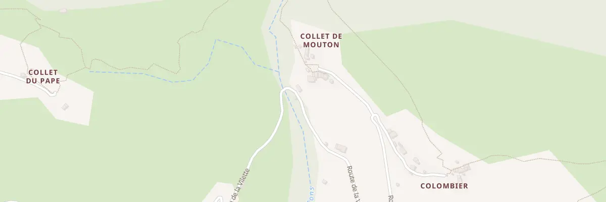 Plan du 5559 Collet de Mouton à Utelle
