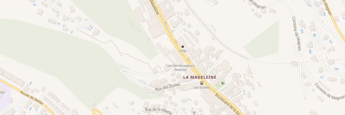 Plan du 163 Bd de la Madeleine à Nice