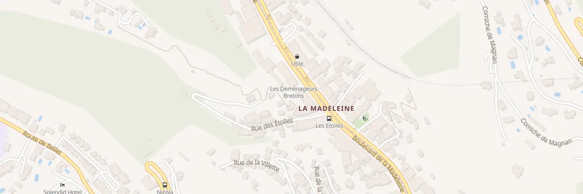 Plan du 155 Bd de la Madeleine à Nice