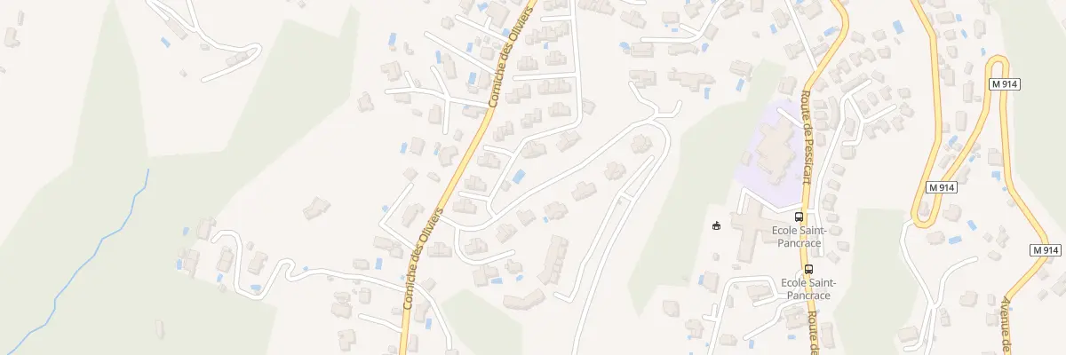 Plan du 156A Cor des Oliviers à Nice