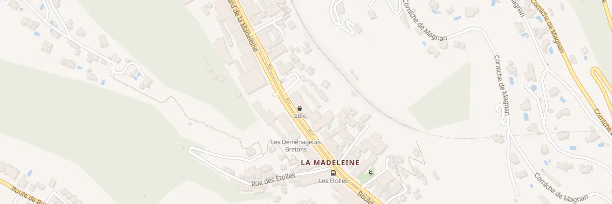Plan du 222 Bd de la Madeleine à Nice