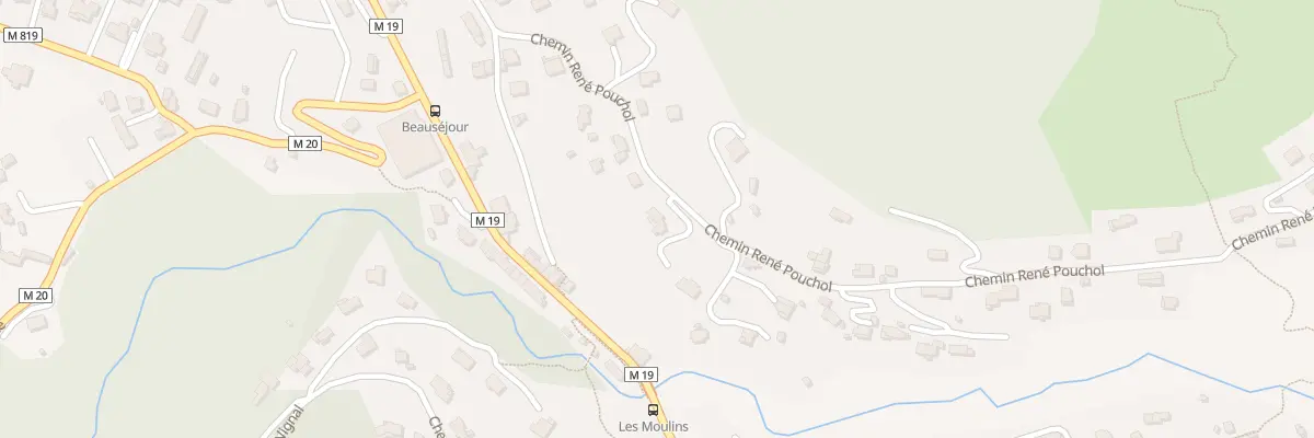 Plan du 434A Che René Pouchol à Levens