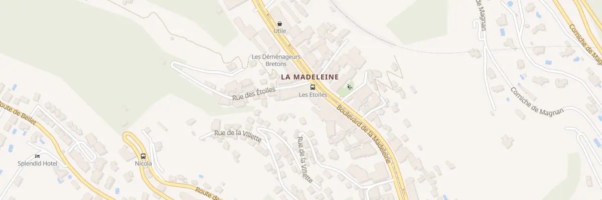 Plan du 151 Bd de la Madeleine à Nice