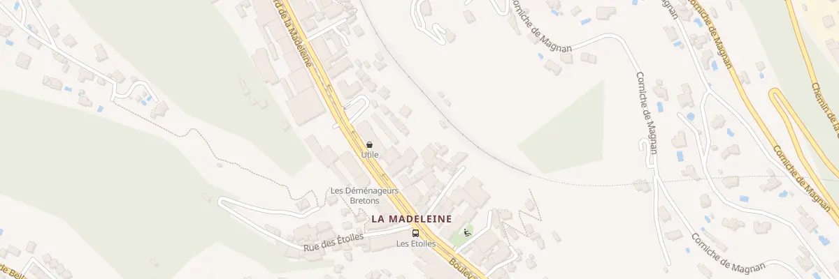 Plan du 220 Bd de la Madeleine à Nice