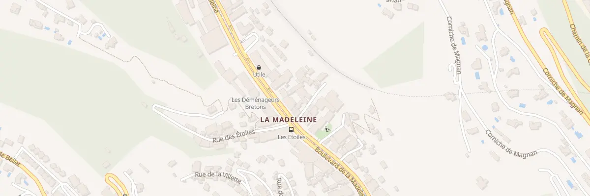 Plan du 212 Bd de la Madeleine à Nice