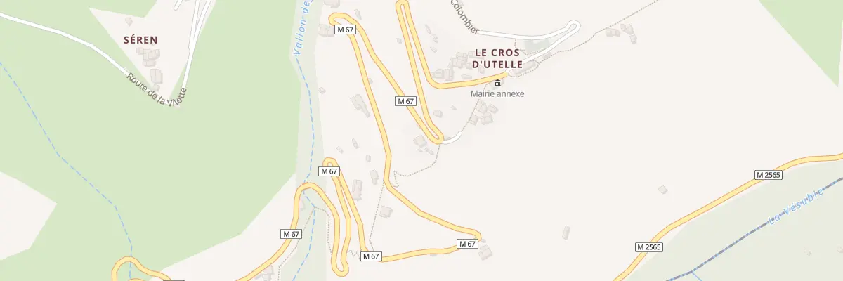 Plan du 5068 Serre de la Trinite à Utelle