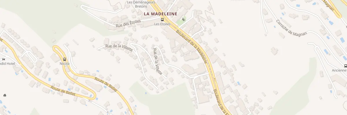 Plan du 135 Bd de la Madeleine à Nice