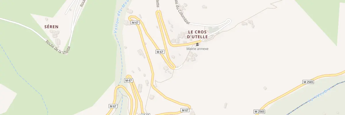 Plan du 5605 Serre de la Trinite à Utelle