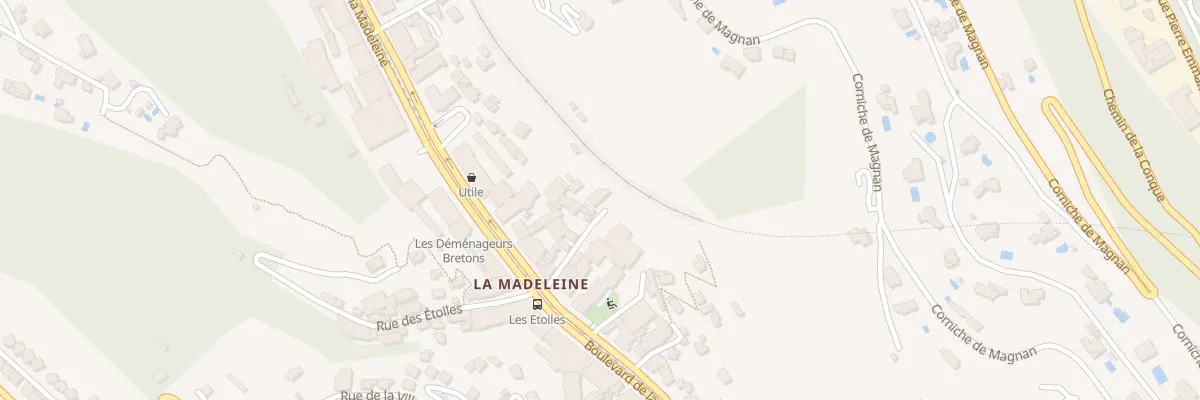 Plan du 208 Bd de la Madeleine à Nice