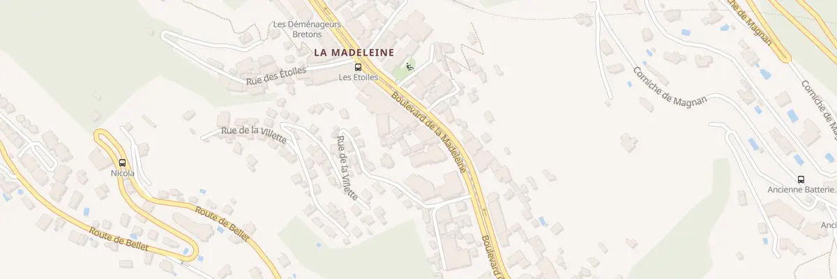 Plan du 139 Bd de la Madeleine à Nice