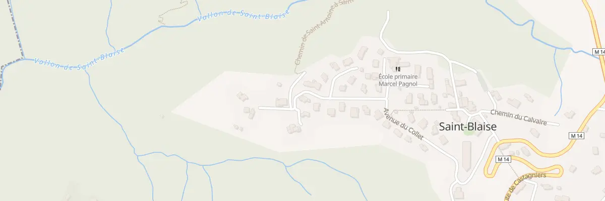 Plan du 21 Av du Collet à Saint-Blaise