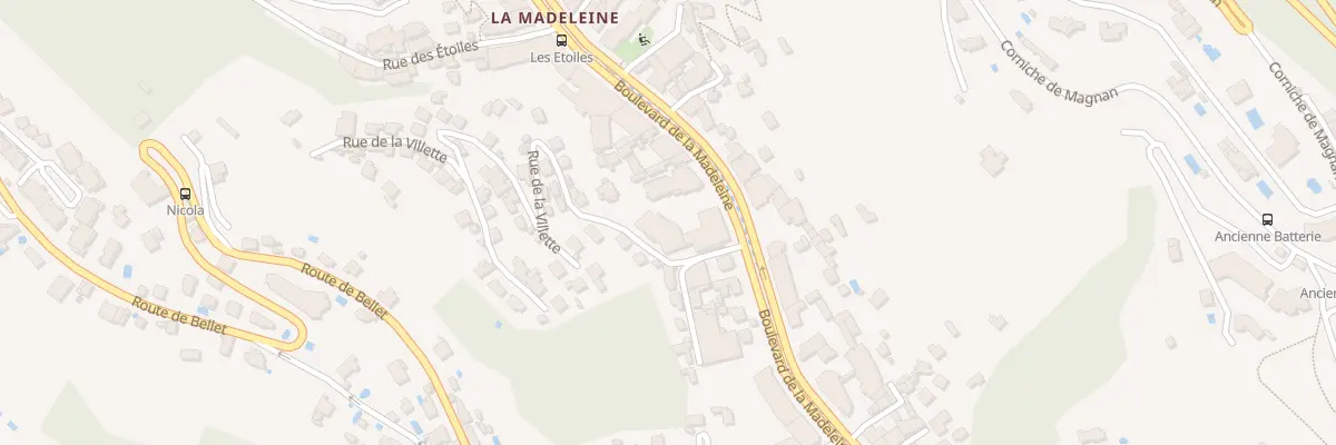 Plan du 131 Bd de la Madeleine à Nice